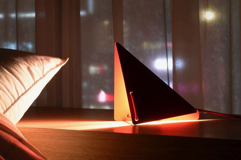 Paper-Inspired Half-Folded Lamps