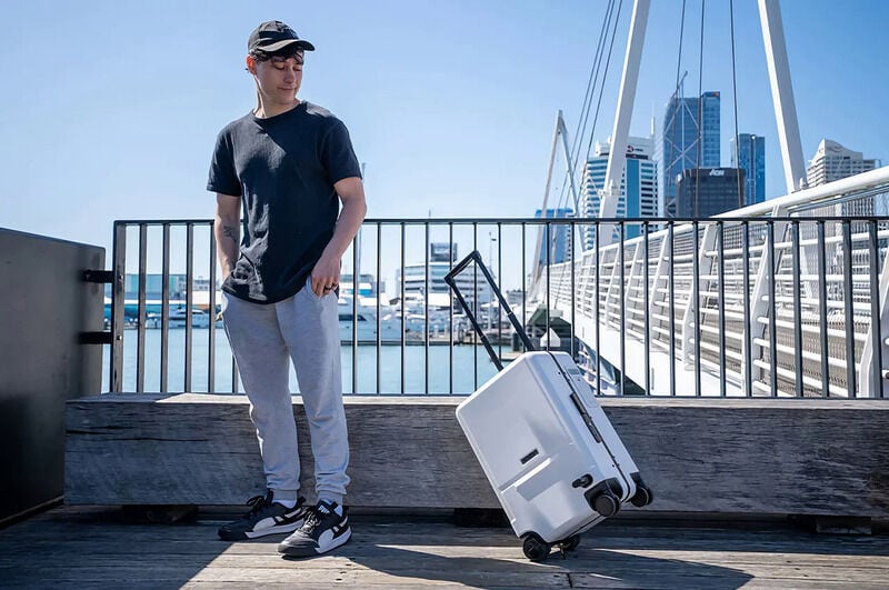 Powered Assistive Smart Suitcases