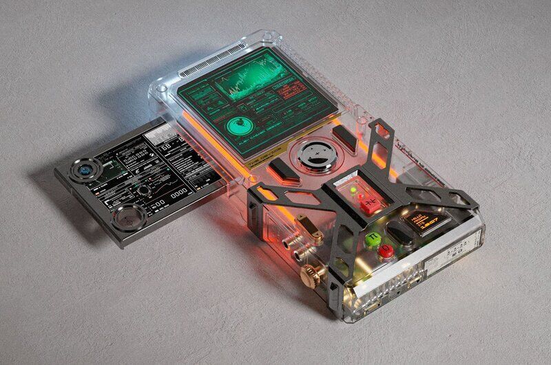 Transparent Cyberpunk MP3 Players