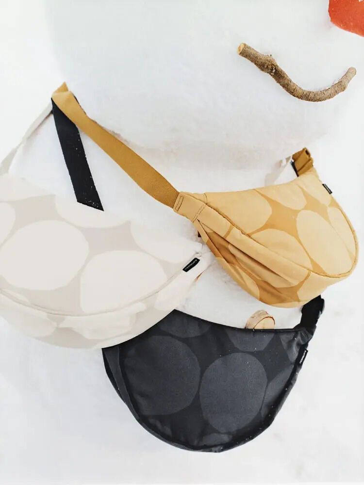 Patterned Round Shoulder Bags : uniqlo and marimekko