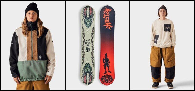 Sleek Freestyle Snowboard Collections