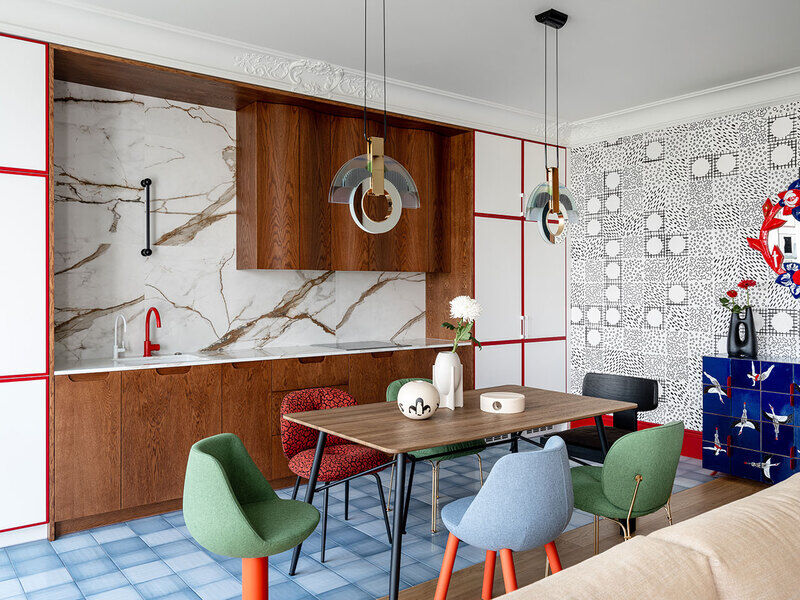 Whimsical Vibrantly Decorated Apartments