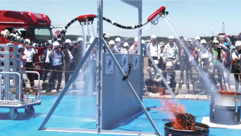 Levitating Firefighting Robots