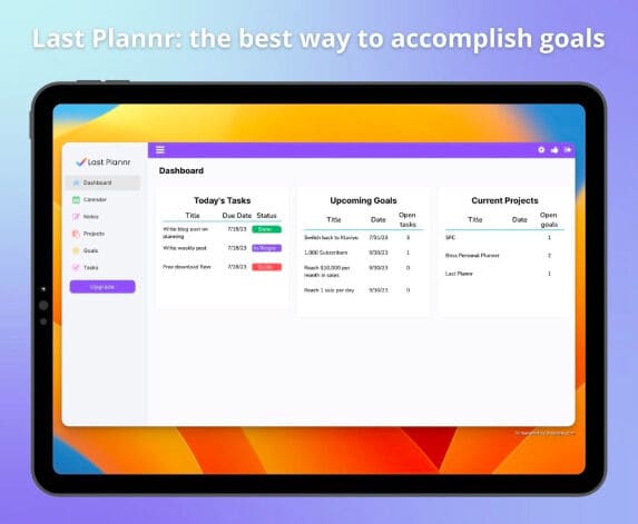 Smart Life-Planning Apps
