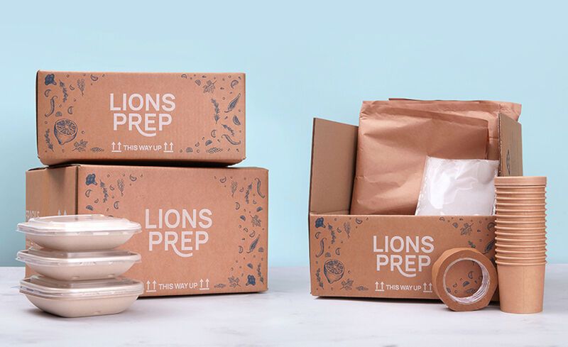 Paper-Based Meal Subscription Packaging