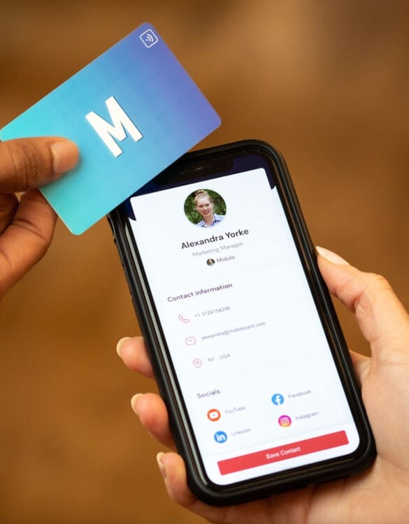 NFC-Enabled Business Cards
