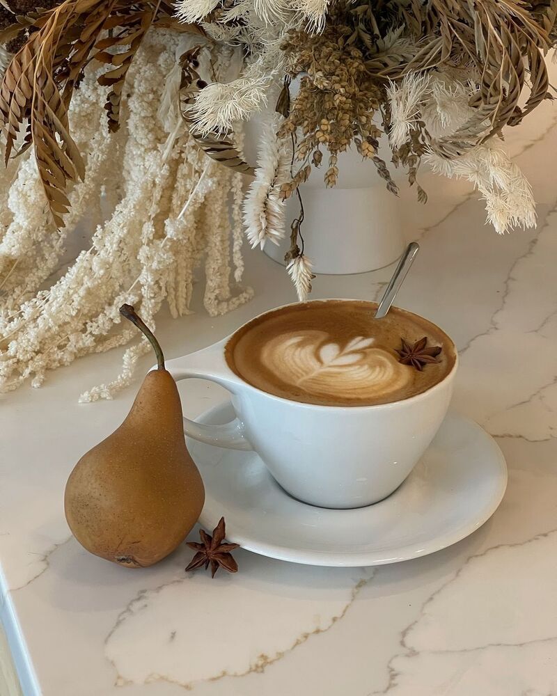 Spiced Pear Lattes