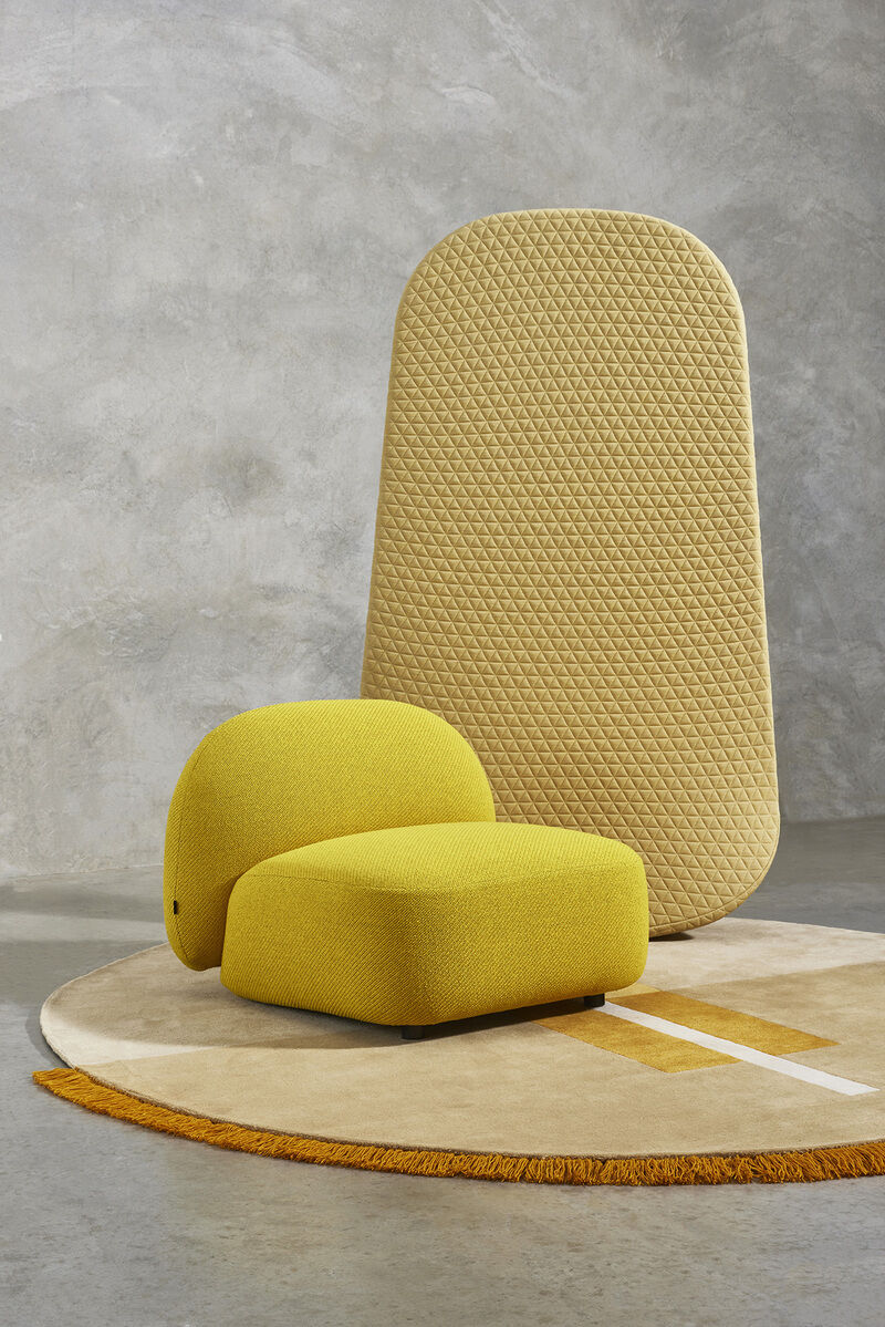 Curvaceous Vibrant Compact Chairs