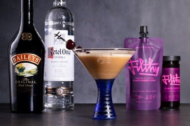 Black Cherry Espresso Martinis