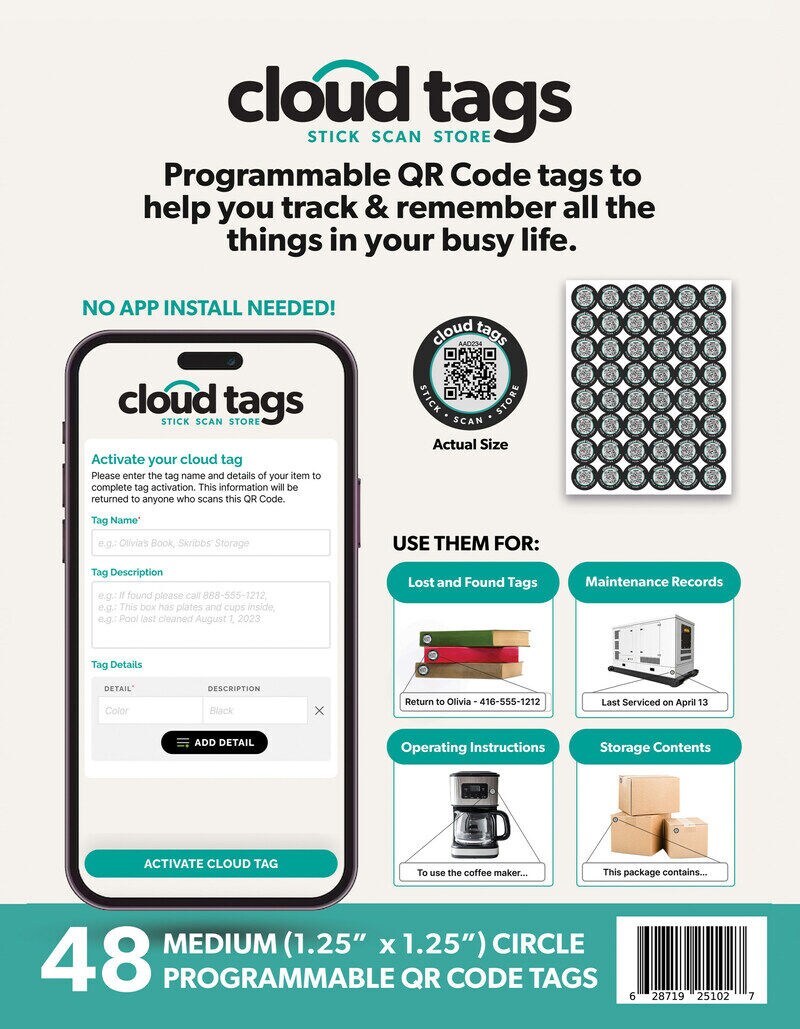 Programmable QR Code Tags