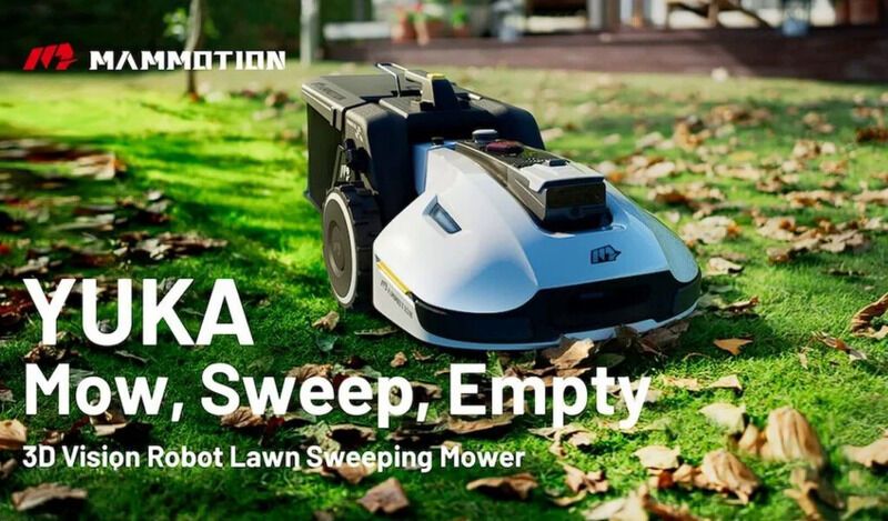 Self-Emptying Robotic Lawnmowers