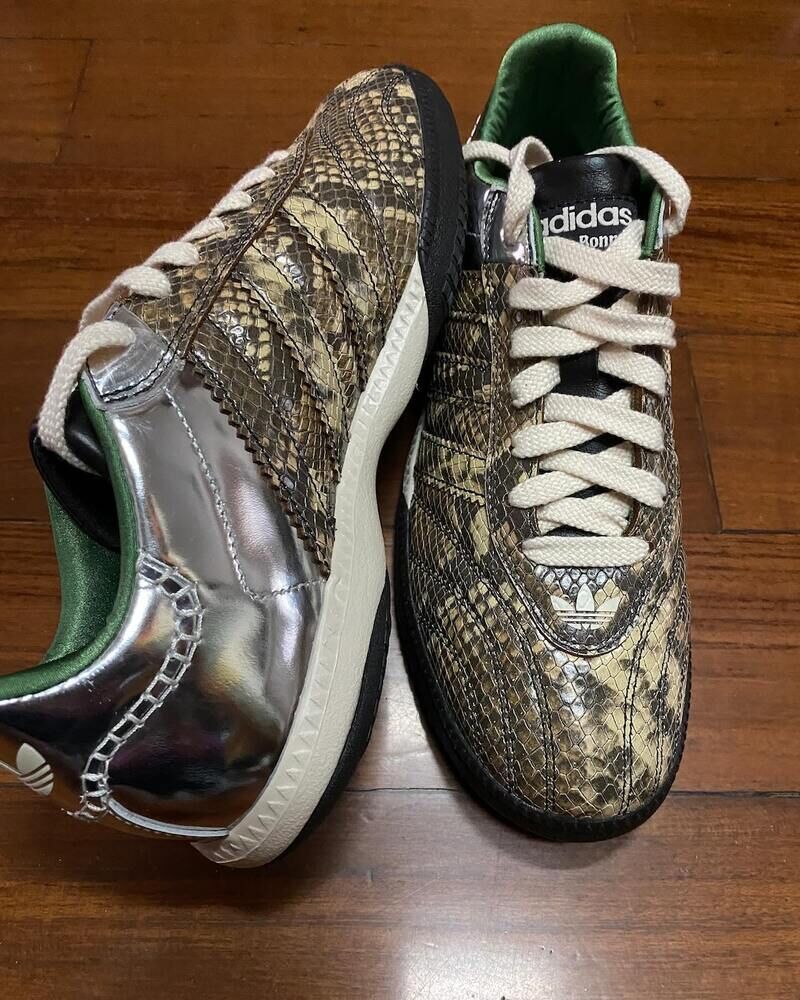 Snakeskin-Detailed Collab Shoes