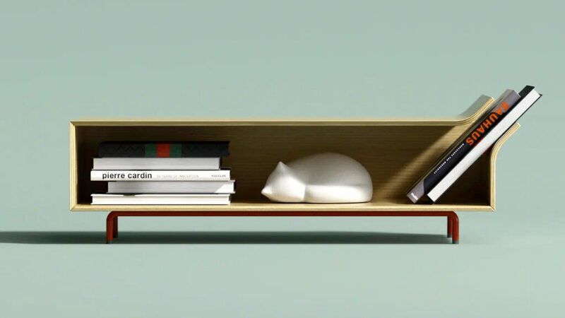 Minimalist Book Storage Tables