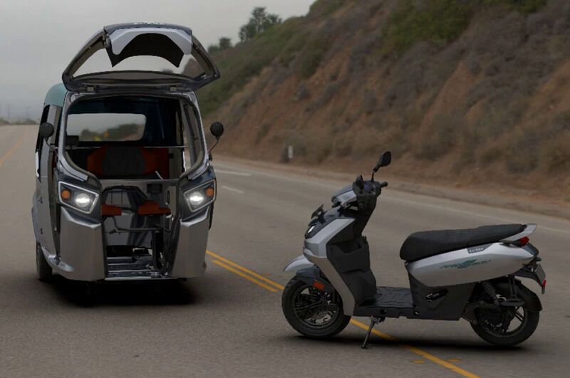Shapeshifting Electric Rickshaw Scooters