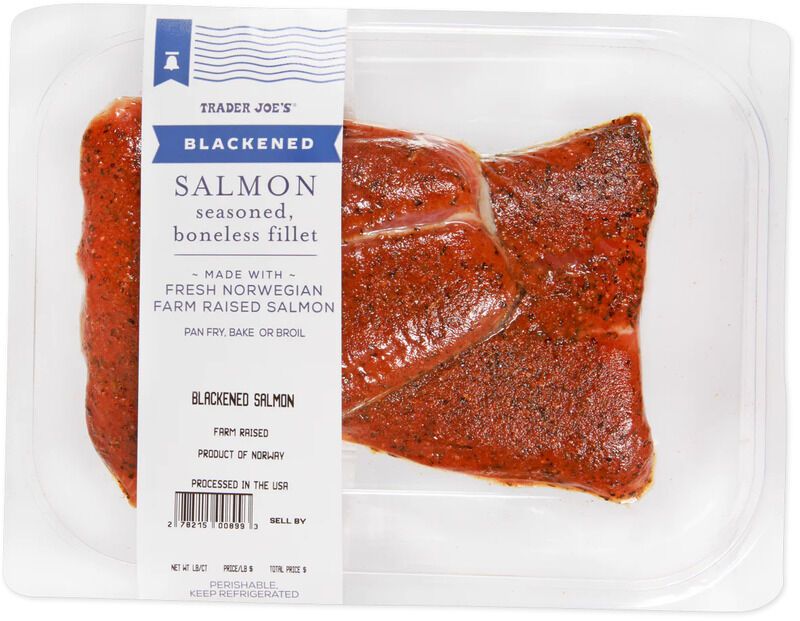Seasoned Blackened Salmon Fillets