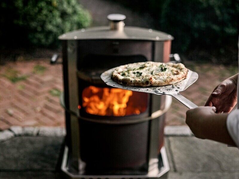 Metallic Open-Concept Pizza Ovens