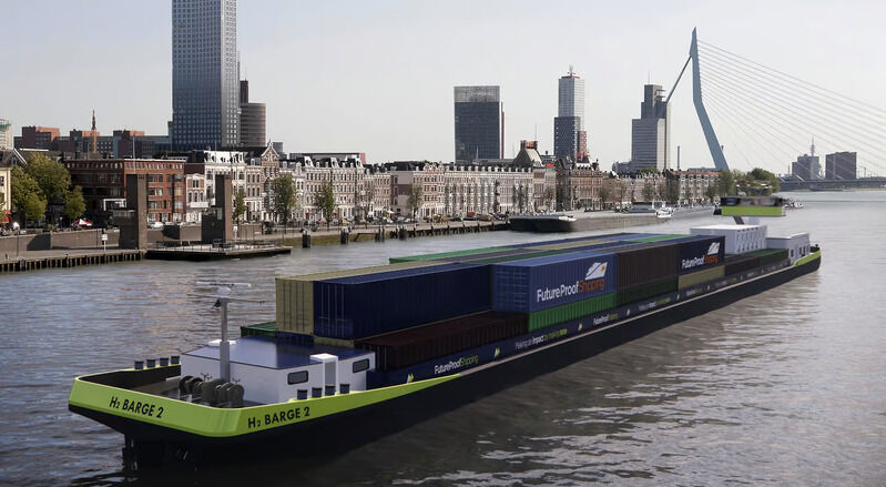 Emissions-Free Cargo Barges