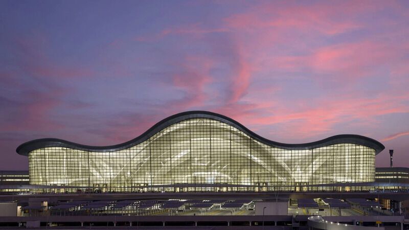 Sand Dune-Inspired Airport Roofs