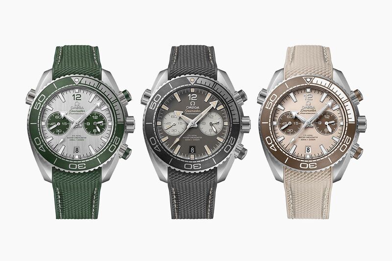 Oceanic Earth-Toned Timepieces