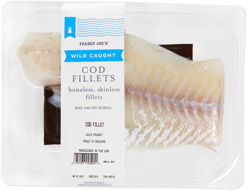 Wild-Caught Cod Fillets : Wild Caught Cod Fillets