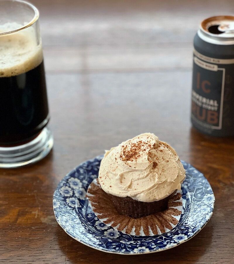 Spiced Beer-Infused Cupcakes