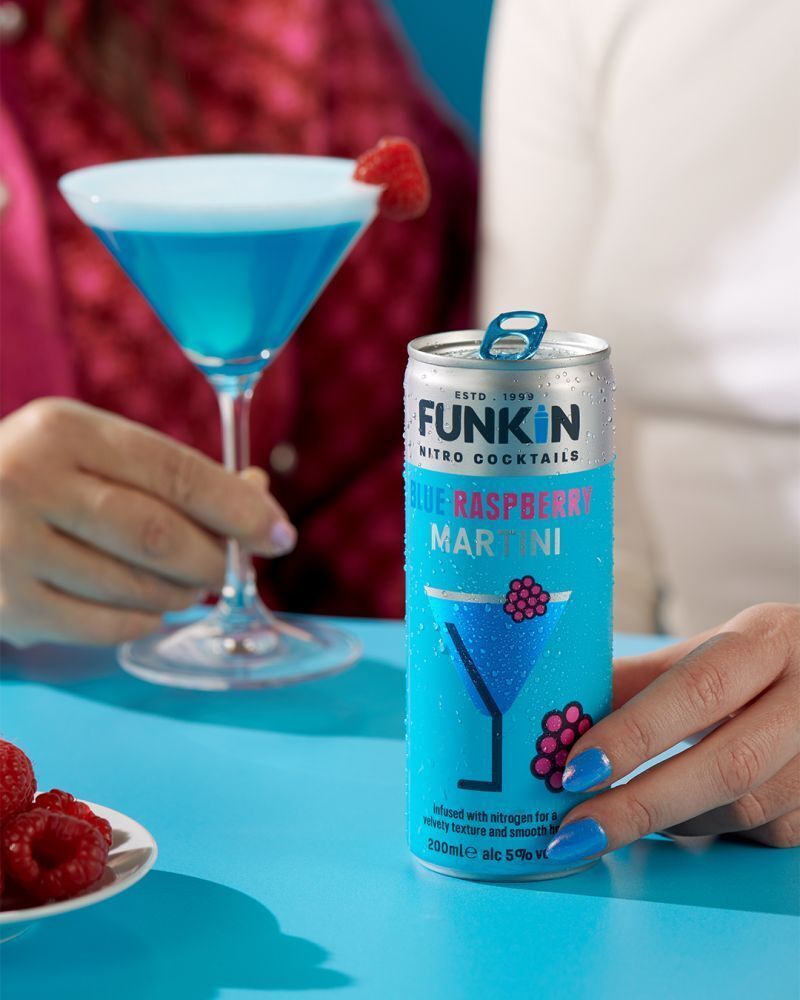 Blue Raspberry Martinis