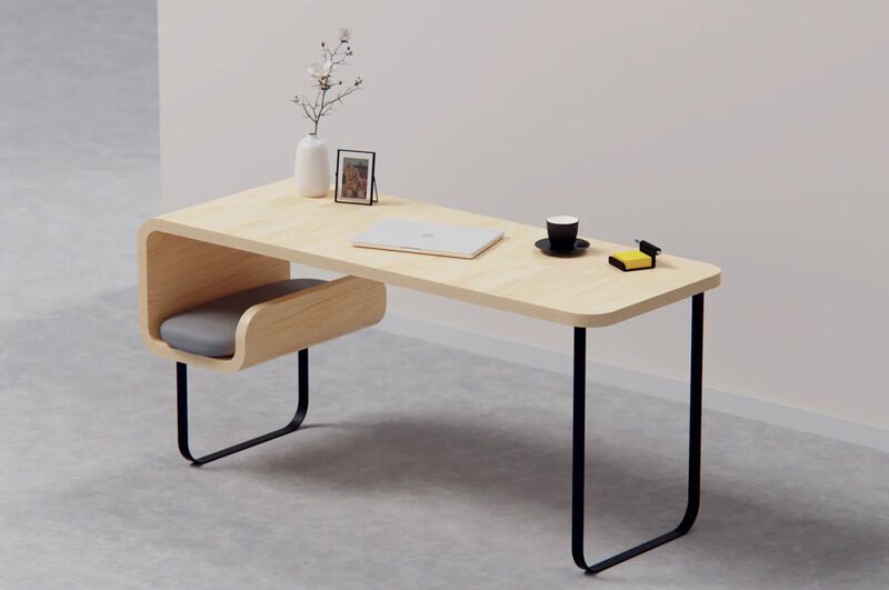 Cat-Friendly Minimal Desk Concepts