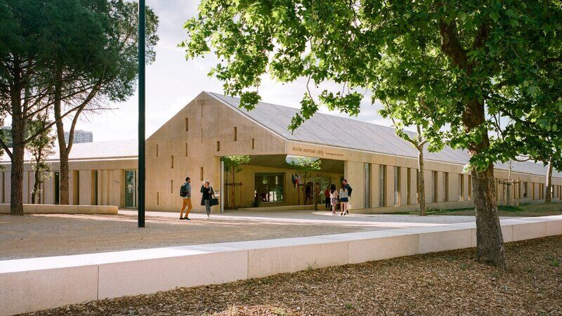 Gabled Planted Courtyard Schools