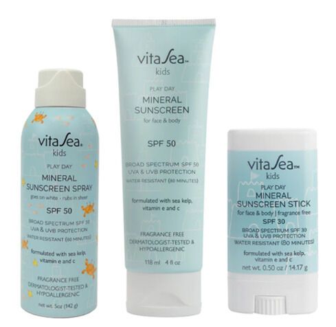Kid-Friendly Fragrance-Free Mineral Sunscreens