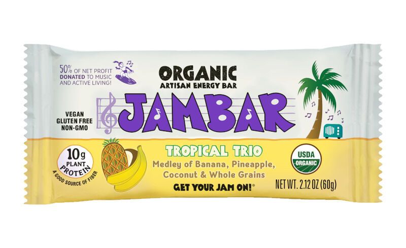 Tropical Vegan-Friendly Snack Bars