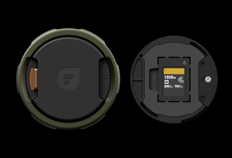 Rugged Storage-Equipped Camera Caps