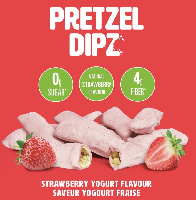 Strawberry Yogurt-Flavoured Pretzels