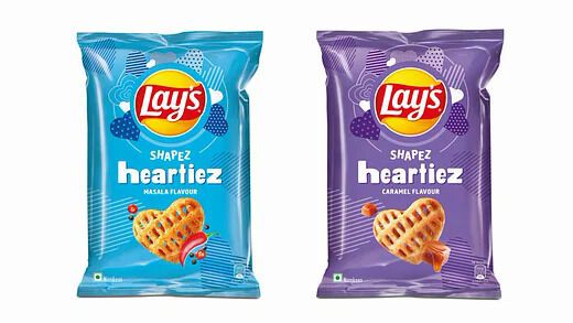 Heart-Shaped Flavored Chips