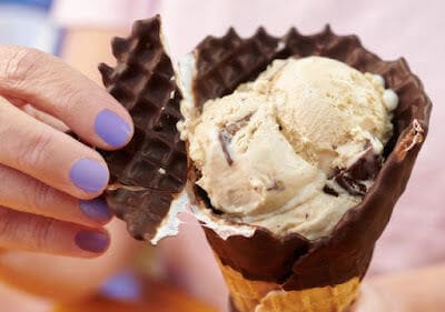 S'mores-Flavored Waffle Cones