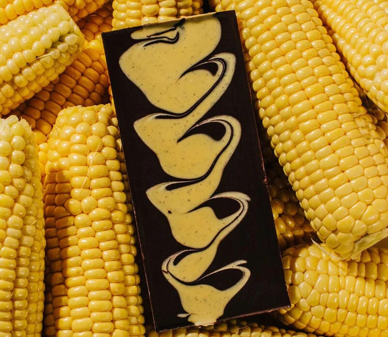 Corn-Infused Chocolate Bars