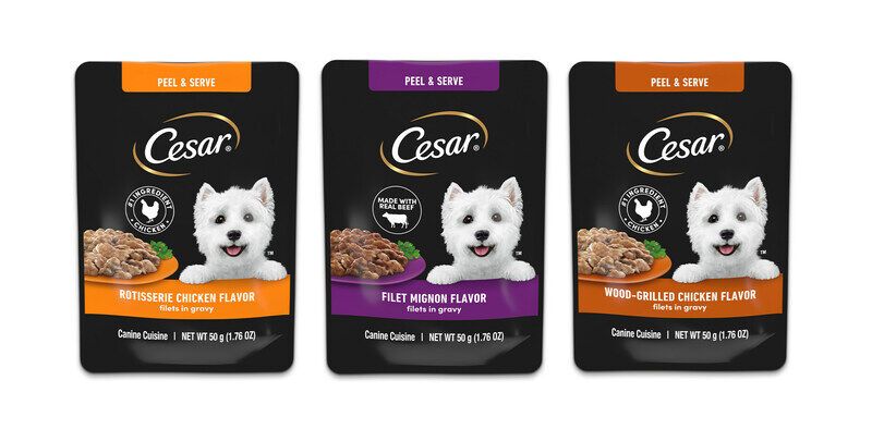 Grab-and-Go Dog Food Pouches