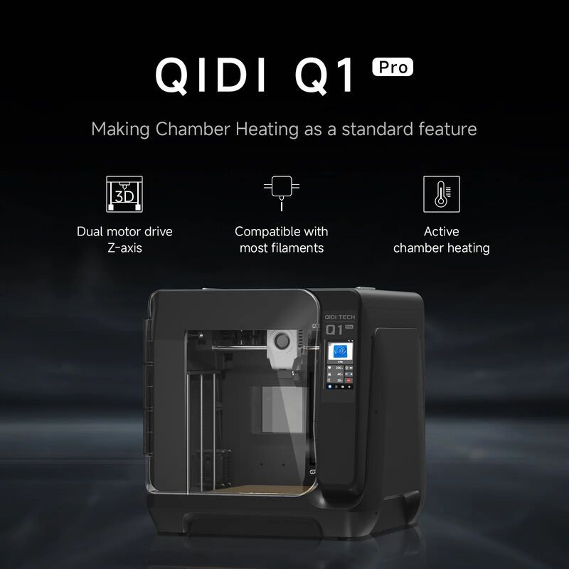 Actively-Heated 3D Printers