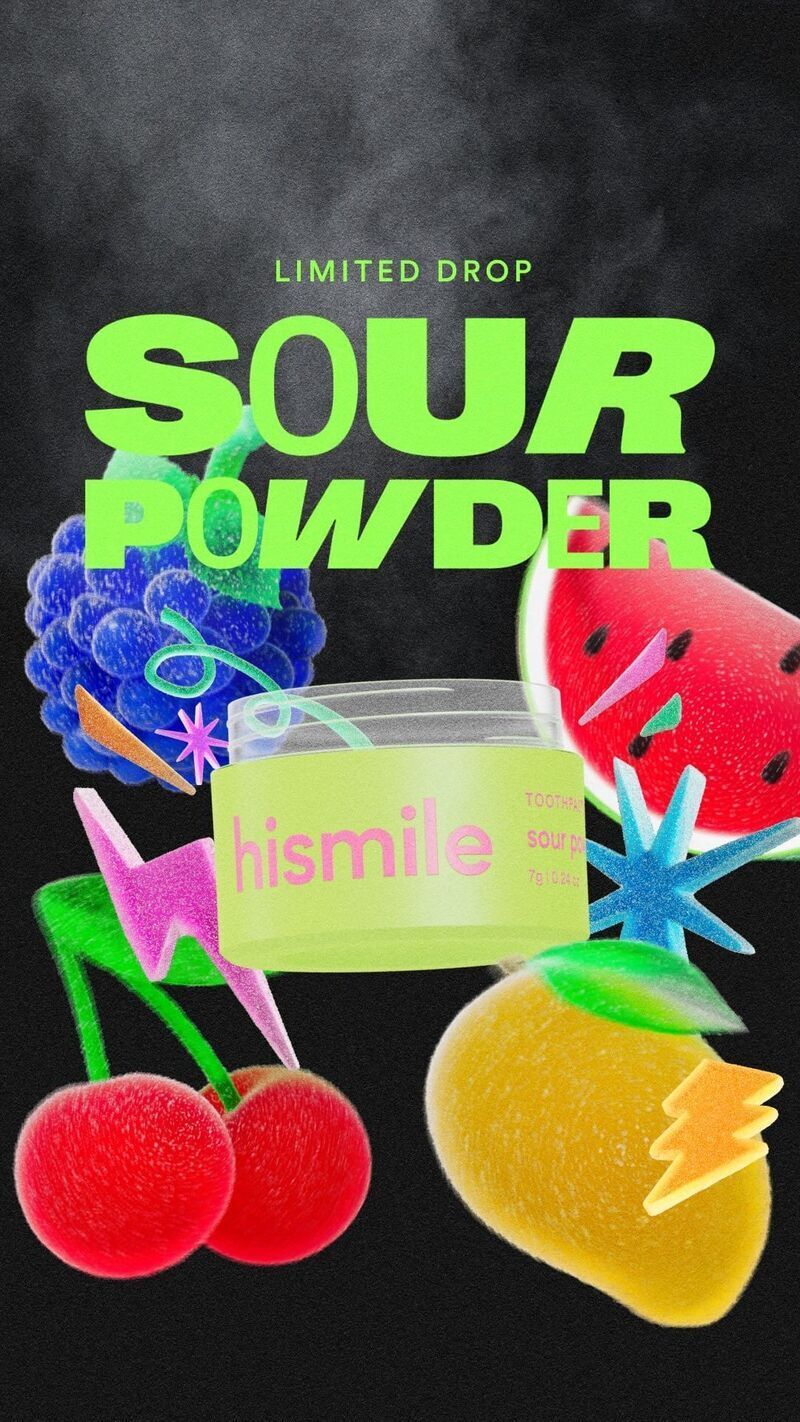 Sour Oral Care Powders