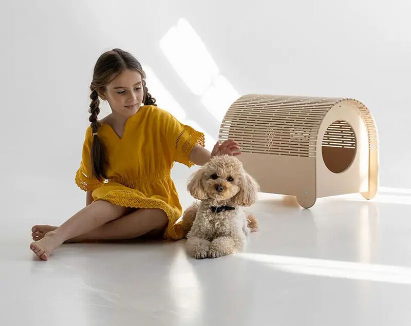 Flexible Plywood-Made Pet Houses