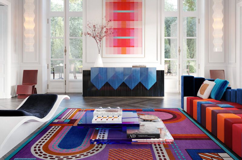 Vibrantly Abstract Rug Collections