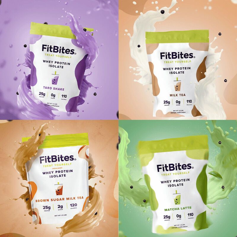 Bubble Tea-Inspired Protein Powders