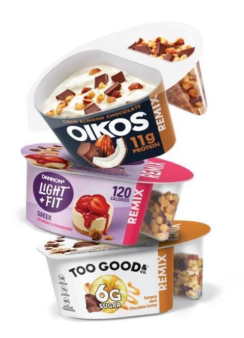 Customizable Textural Yogurt Snacks