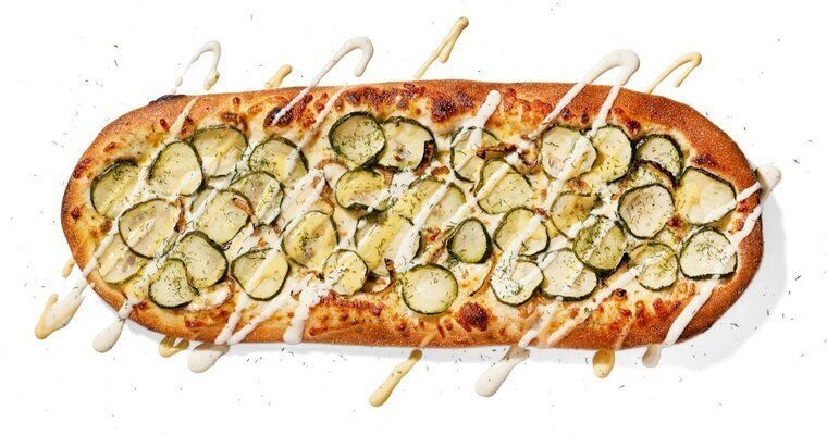 Tangy Dill Pickle Pizzas