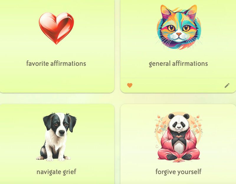 Animal-Themed Affirmation Websites