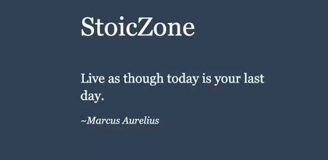 Daily Stoic Wisdom