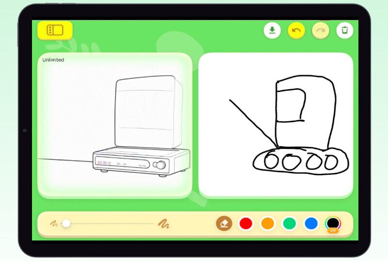 Child-Friendly AI Doodles