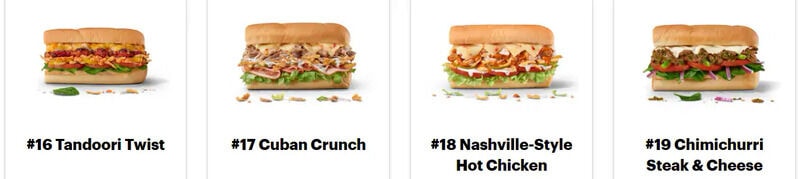 Globally Inspired Sandwich Menus