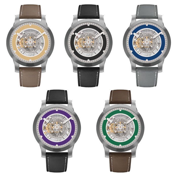 Colorful Intricate Timepieces