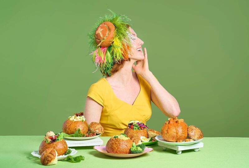 Bread-Themed Fascinators