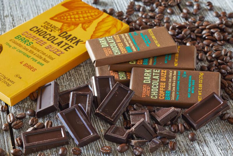 Caffeinated Dark Chocolate Bars